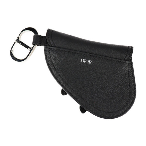 Dior Saddle Coin Case Pouch Black - Picture 1 of 6